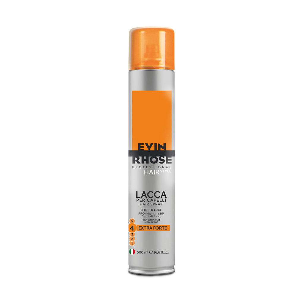 EVIN RHOSE LACCA SPRAY EXTRA STRONG 500ML ARANCIO COD. 00718