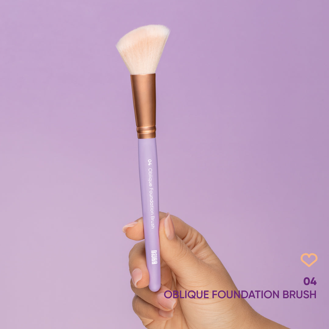 NEJHA OBLIQUE FOUNDATION BRUSH PENNELLO FONDOTINTA OBBLIQUO 04