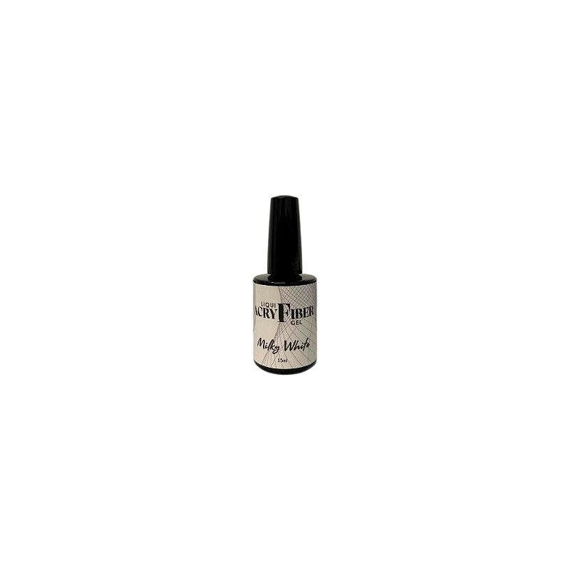 NAILS&BEAUTY LIQUID ACRYFIBER MILKY WHITE 15ML