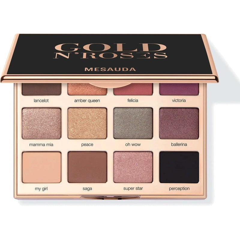 MESAUDA GOLD N' ROSES PALETTE DA 12 OMBRETTI