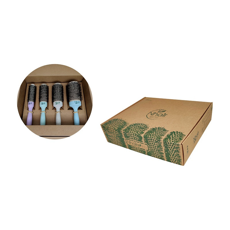 MELCAP KIT 4 SPAZZOLE NHAIR COD. EX0727