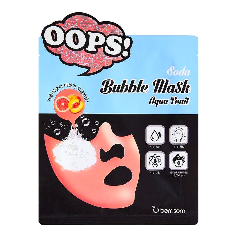 BERRISOM SODA AQUA FRUIT BUBBLE MASK 18ML