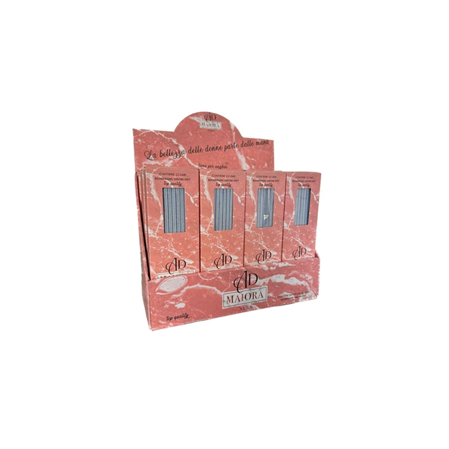 AD MAIORA LIME BOOMERANG 100/180 GRIT TOP QUALITY 12PZ