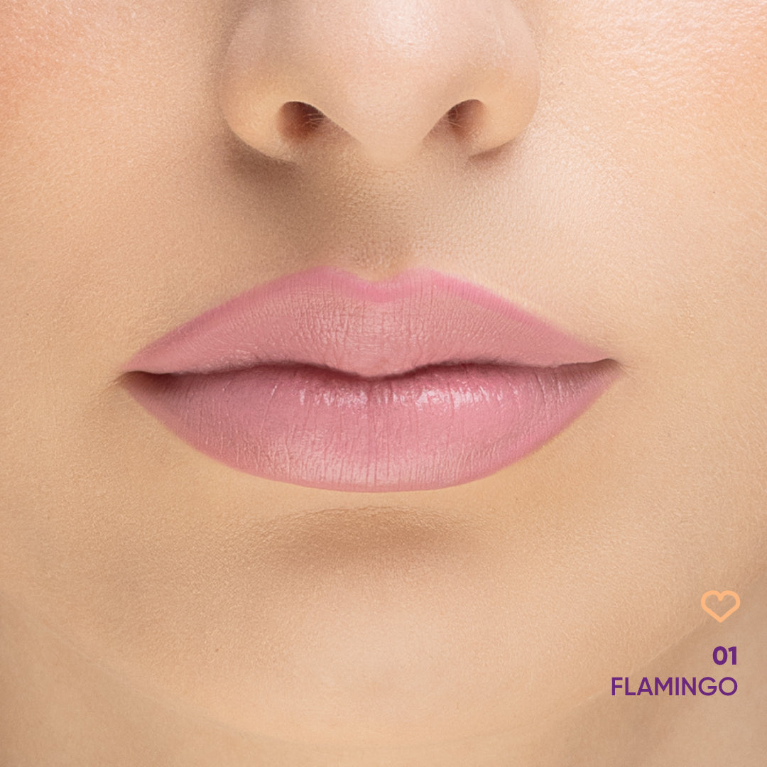 NEJHA LIP OSSESSION ROSSETTO CREMOSO 01 FLAMINGO