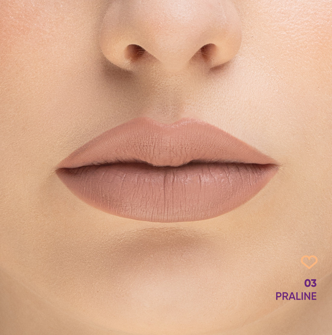 NEJHA LIP PHORIA ROSSETTO LIQUIDO MATT 03 PRALINE