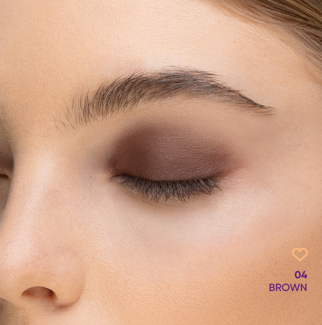 NEJHA PARTNER IN EYE OMBRETTO IN POLVERE 04 BROWN