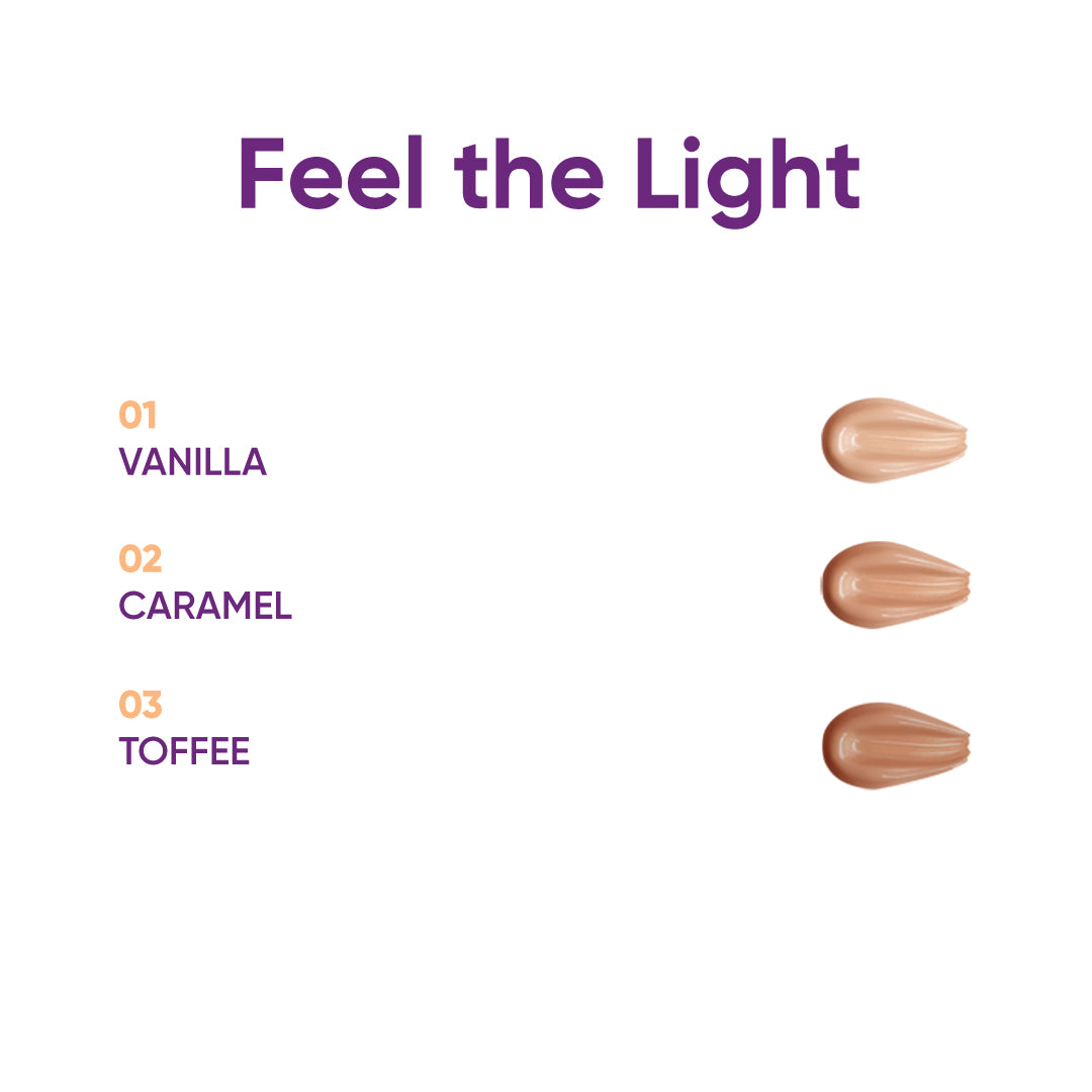 NEJHA FEEL THE LIGHIT BB CREAM 02 CARAMEL