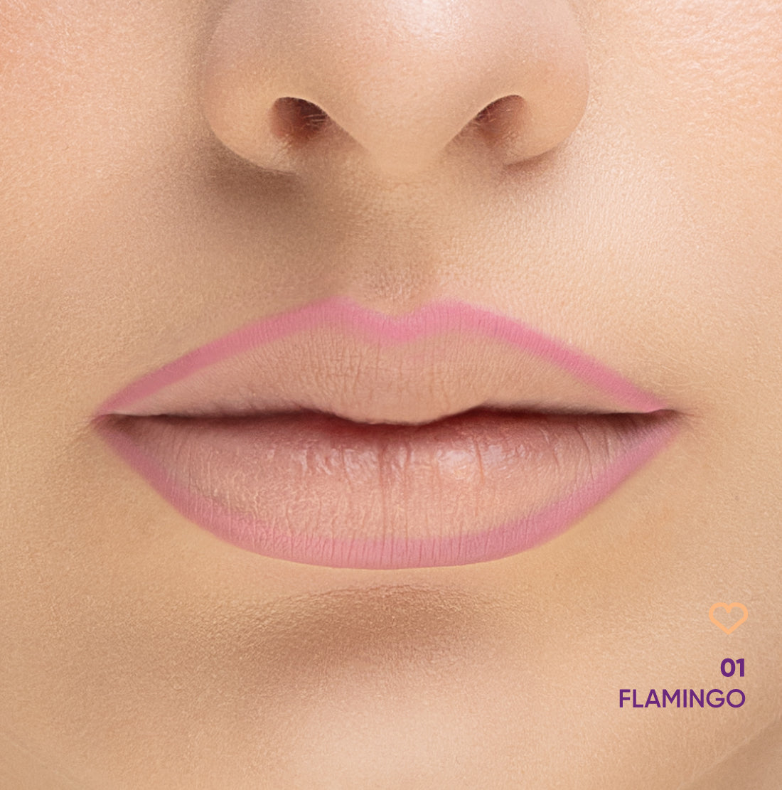 NEJHA LIP OSSESSION PENCIL MATITA LABBRA 01 FLAMINGO