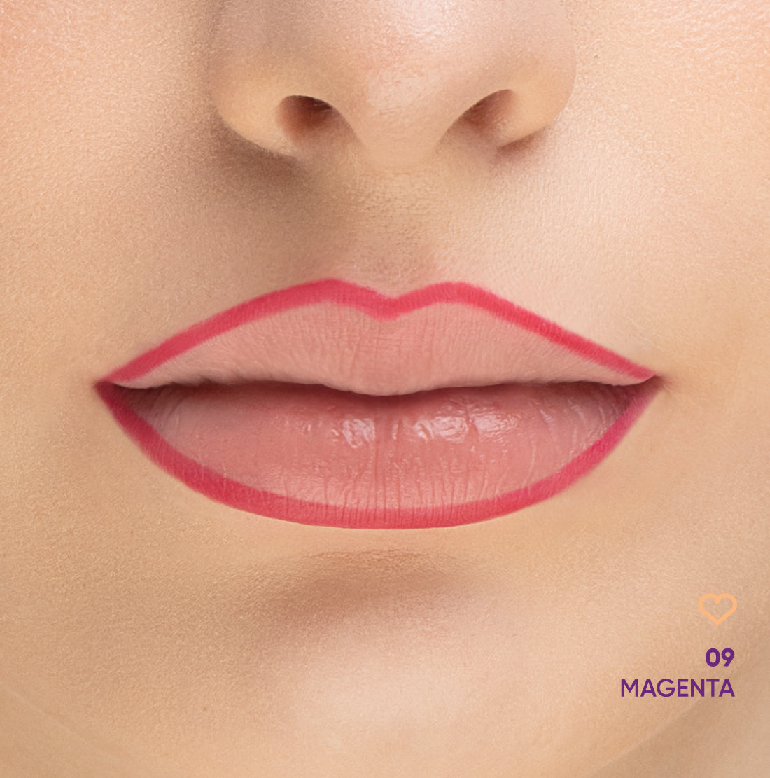 NEJHA LIP OSSESSION PENCIL MATITA LABBRA 09 MAGENTA