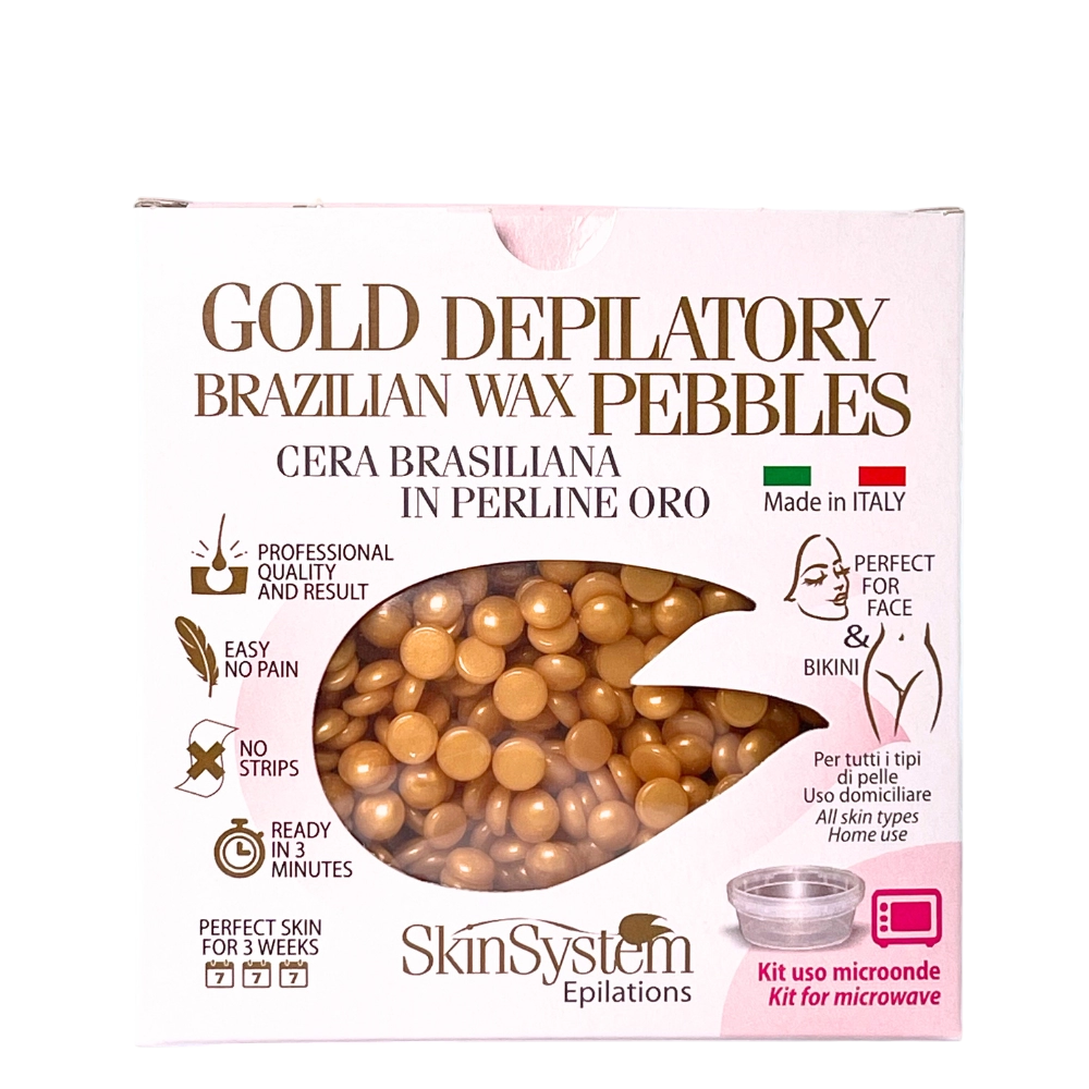 SKIN SYSTEM CERA IN PERLINE PER PENTOLINO MICROONDE 100GR