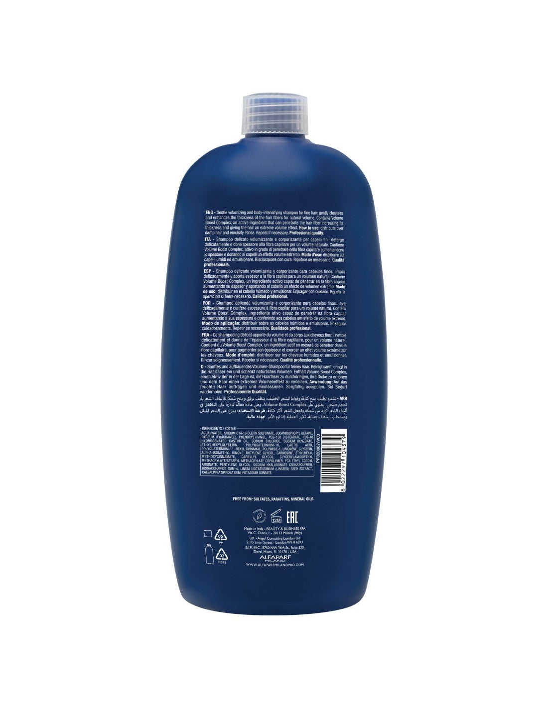 ALFAPARF SHAMPOO VOLUMIZZANTE 1000ML