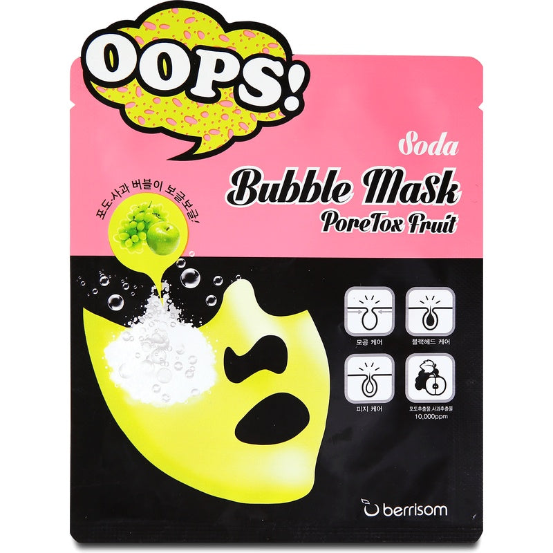 BERRISOM SODA BUBBLE MASK PORETOX FRUIT 18ML