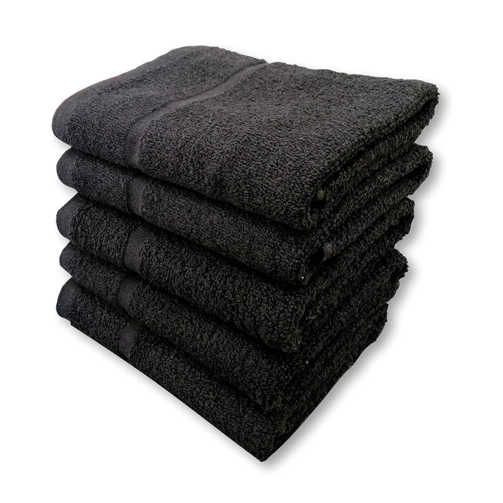 MUSTER ASCIUGAMANI IN SPUGNA NERO 50X90  EXTRA LUXURY ART.3120633