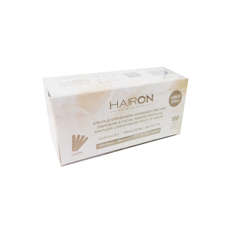 AXIMA HAIRON SPATOLA STENDICERA MONOUSO VISO 100PZ