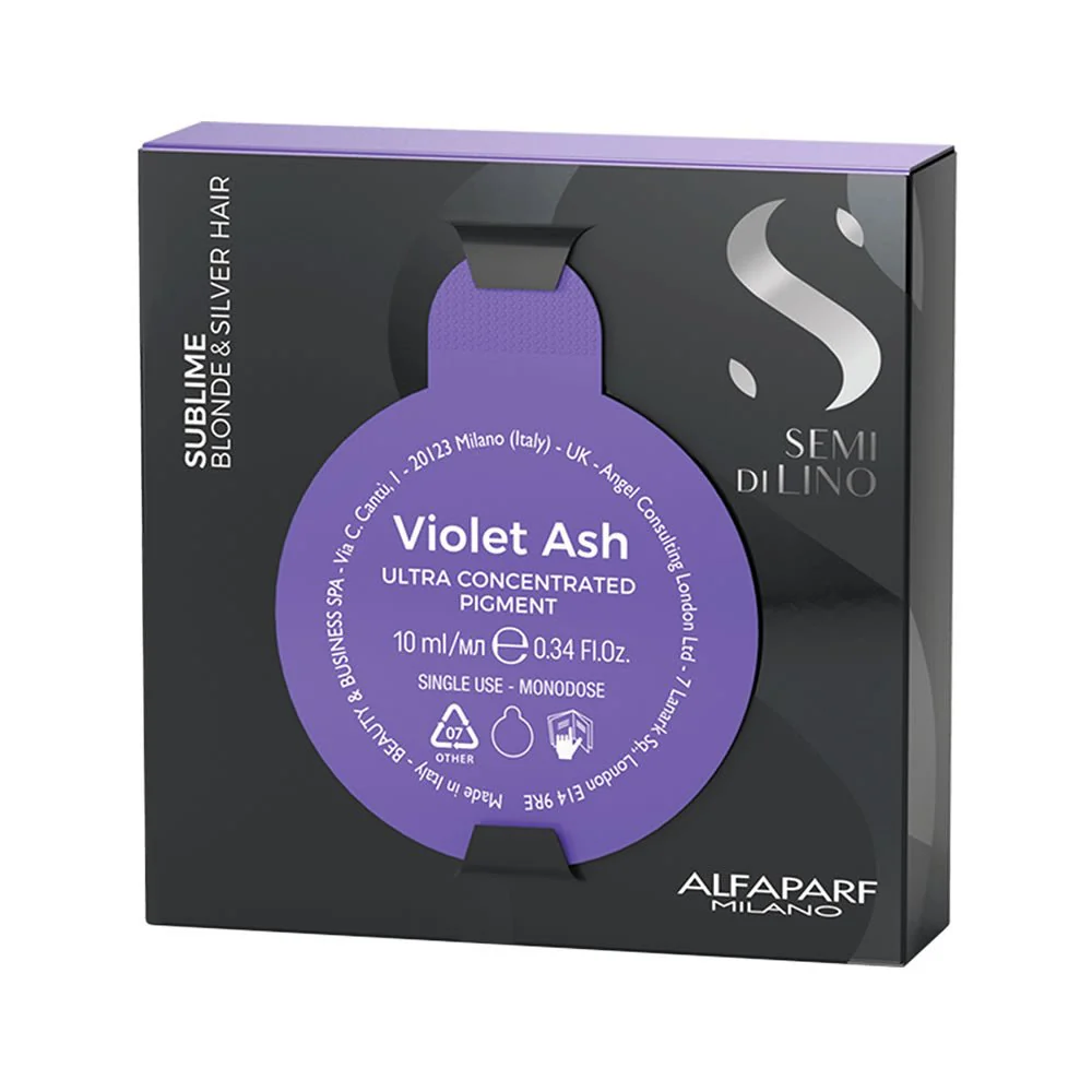 ALFAPARF SEMI DI LINO PIGMENTI IN CIALDA CONCENTRATO VIOLA ANTI GIALLO 10ML