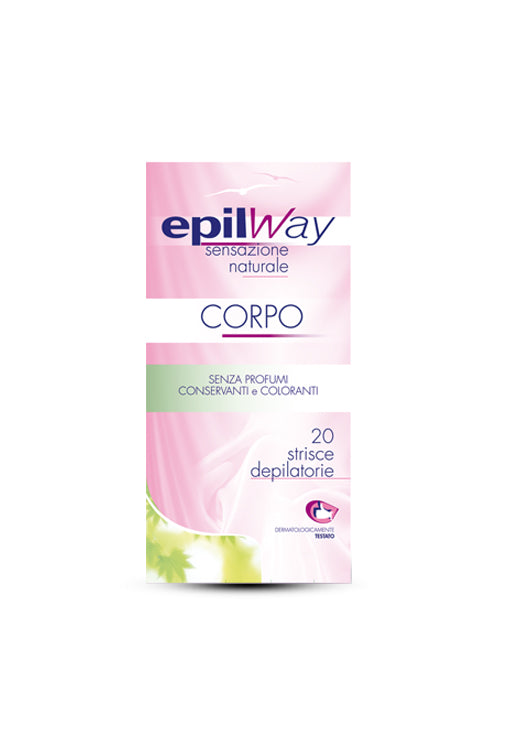 EPIL WAY STRISCE DEPILATORIE CORPO 20PZ