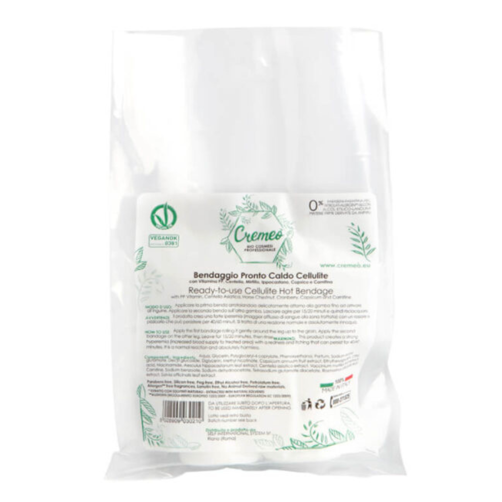 CREMEO BENDAGGIO PRONTO CALDO CELLULITE 2 BENDE ML 200