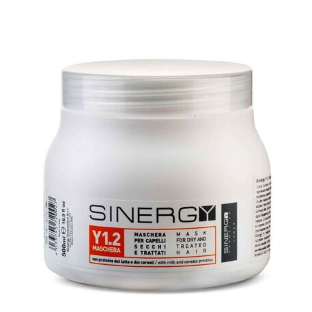 SINERGY MASCHERA Y 1.2 CAPELLI SECCHI E TRATTATI 500ML